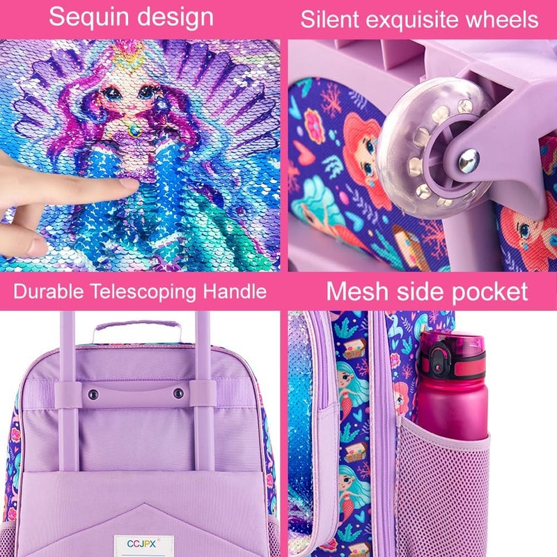 GXTVO Kids Suitcase with Wheels for Girls and Boys, Rolling Carry on Luggage for Toddler Children - Image 5